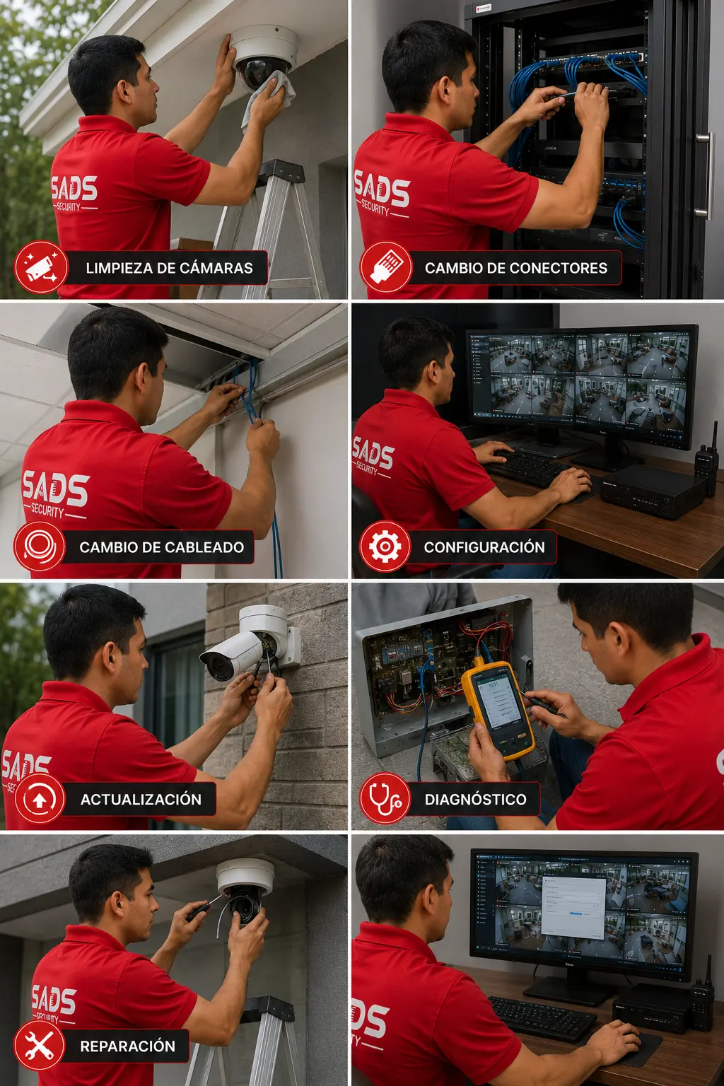 Mantenimiento especializado de SADS SECURITY